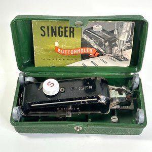 Vintage Singer Sewing Machine Buttonholer